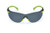 3M Solus 1000-Series Safety Glasses S1202SGAF, Green/Black, Grey Scotchgard Anti-Fog Lens, 20 per case