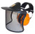 3M Brush Defender Visor System, Face Protection V40GH31A-1P, with H31A Ear Muff, 1 per case