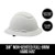 3M Full-Brim Non-Vented Hard Hat with Ratchet Adjustment, CHH-FB-R-W6-PS, 6 per case