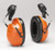 3M PELTOR Hi-Viz Earmuffs H31P3E, Hard Hat Attached, 10 per case