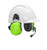 3M PELTOR CH-5 High Attenuation Headset - MT73H450P3E-77 GB - Flex Connector - Hard Hat Attached - 29dB NRR