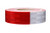 3M Diamond Grade Conspicuity Markings 983-32, Red/White, DOT, 2" x 51 ft, Kiss-cut every 18"