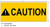 3M Diamond Grade Safety Sign 3MN208DG, "CAUTION", 10" x 3", 10 per packkage