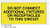 3M Diamond Grade Electrical Sign 3MN703DG, "DOCIRCUIT", 7" x 3", 10 per packkage