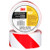 3M Safety Stripe Vinyl Tape 767, Red/White, 2" x 36 yd, 5 mil, 24 roll per case,"dividually Wrapped Conveniently Packaged