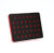 3M Hookit Clean Sanding Pad 20435, 3" x 4" x 1/2" 33 Holes Red Foam, 10 per case