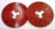 3M Disc Pad Face Plate Ribbed 80514, 7" Extra Hard Red, 10 per case