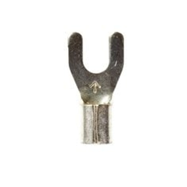 3M™ Scotchlok™ Fork, Non-Insulated Brazed Seam M10-8FK, 12-10 AWG,
wider-tongue design for use on free-standing studs, 500/Case