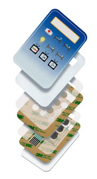 3M™ Membrane Switch Spacer Double Linered 9061MP, Clear, 24 in x 36 in,
11 mil, 50 Sheets/Case