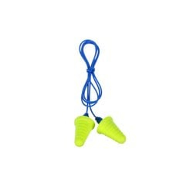 3M™ E-A-R™ Push-Ins™ Earplugs 318-1009, with Grip Rings, Corded, Poly Bag, 2000 Pair/Case
