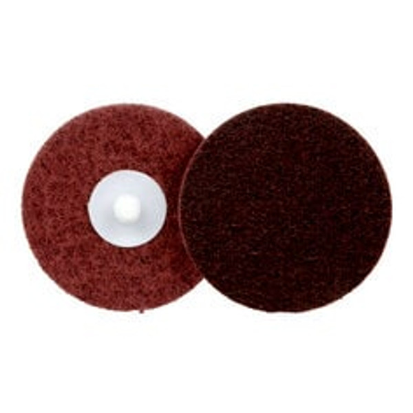 Standard Abrasives™ Quick Change Surface Conditioning RC Disc, 840285,
A/O MED, TR, Maroon, 1-1/2 in, Q150S, 50/Car, 500 ea/Case