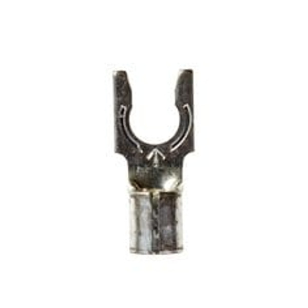 3M™ Scotchlok™ Locking Fork Non-Insulated, 50/bottle, MU10-10FLX, spring-like tongue firmly fits around the stud, 500/Case