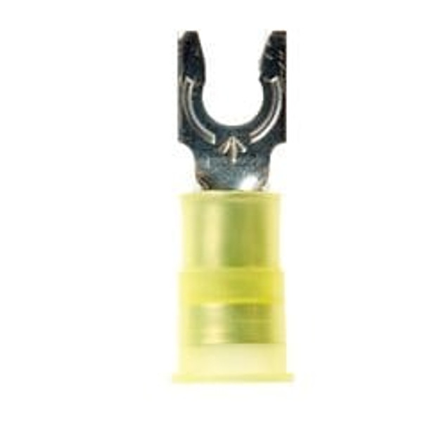 3M™ Scotchlok™ Locking Fork Nylon Insulated, 50/bottle, MNG10-6FLX, spring-like tongue firmly fits around the stud, 500/Case