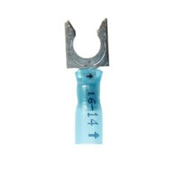 3M™ Scotchlok™ Locking Fork Heatshrink, 25/bottle, MH14-14FLX, spring-like tongue firmly fits around the stud, 125/Case