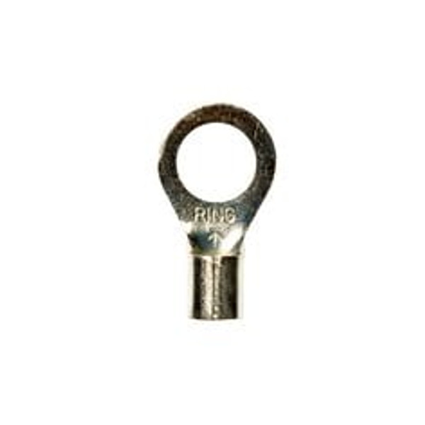 3M™ Scotchlok™ Ring Non-Insulated, 10/bottle, M8-38RX, standard-style ring tongue fits around the stud, 100/Case