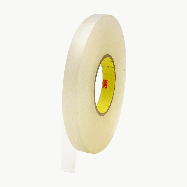 7000123765 3M Double Coated Removable Foam Tape 4658F, Clear, 3/4 in x 27 yd, 31 mil, Film Liner, 2 Roll/Case
