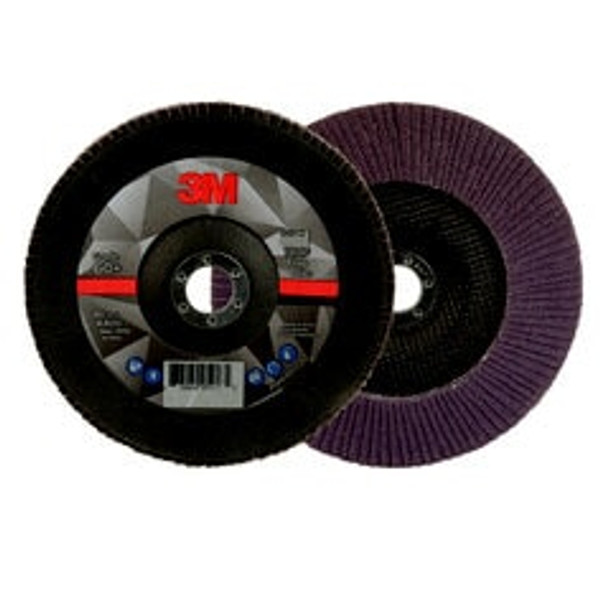 3M™ Flap Disc 769F, 60+, T29, 7 in x 7/8 in, 5 ea/Case