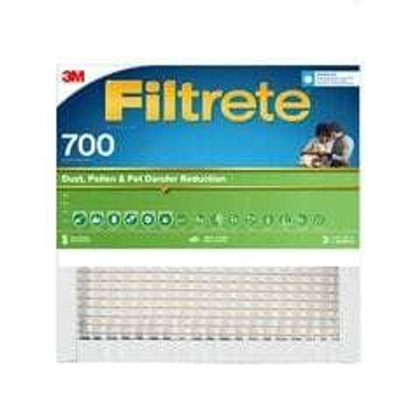 7100288715 Filtrete Electrostatic Air Filter 700 MPR 711-4, 14 in x 14 in x 1 in (35.5 cm x 35.5 cm x 2.5 cm)
