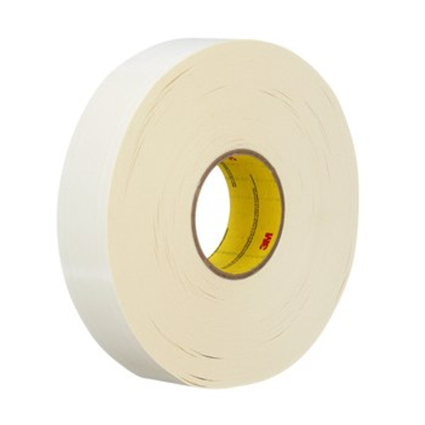 7100299203 3M Repulpable Single Coated Splice Tape R3124W, White, 48 mm x 55 m, 5.3 mil, 24 Rolls/Case