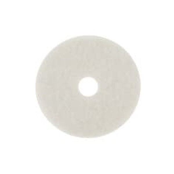 3M™ White Super Polish Pad 4100, 27 in, 5/Case