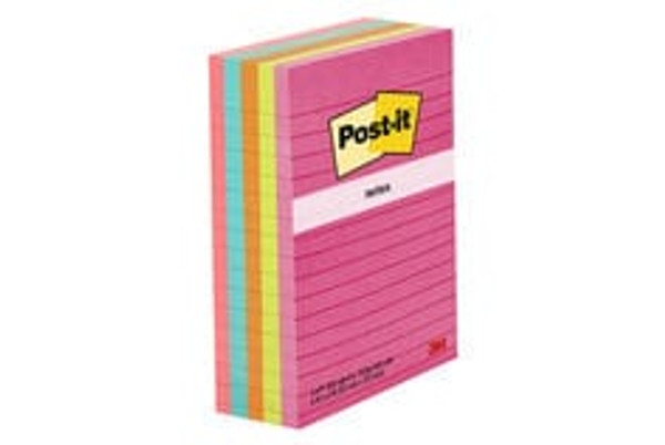 Post-it® Notes, 660-5ANT, 4 in x 6 in (101 mm x 152 mm)