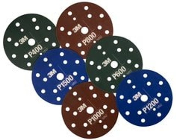 3M™ Hookit™ Flexible Abrasive Disc 270J, 34538, 5 in, P600, 50 discs per pack, 4 packs per case
