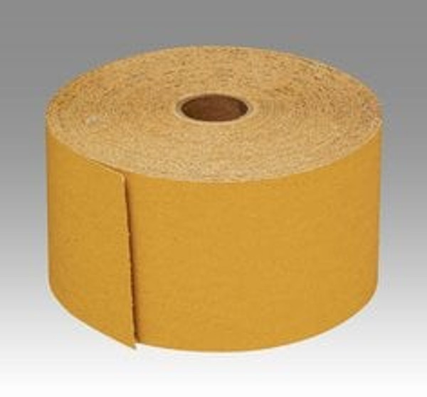 3M™ Stikit™ Gold Paper Roll 216U, P150 A-weight, 4-1/2 in x 50 yd, ASO,
Full-flex