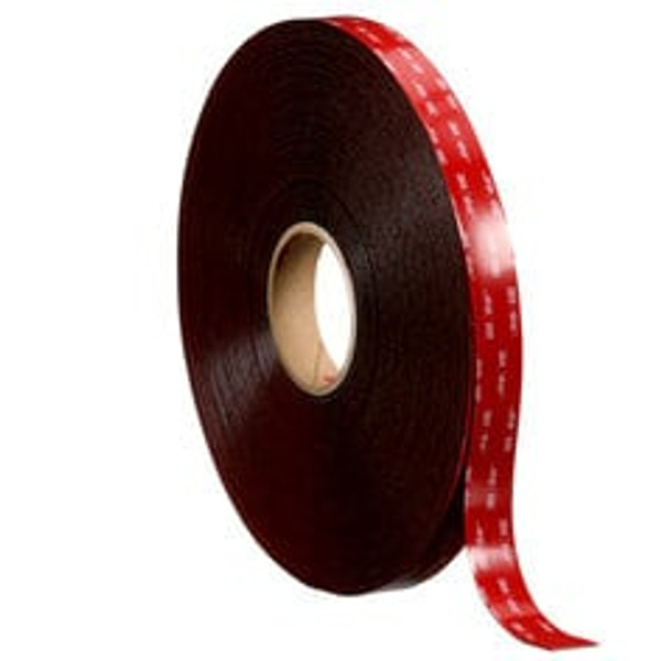 3M™ VHB™ Tape 4947F, Black, 1 in x 36 yd, 45 mil, Film Liner, 9 rolls
per case