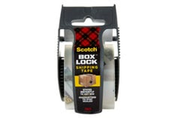 Scotch® Box Lock™ Packaging Tape 195-6-EF, 1.88 in x 22.2 yd (48 mm x 20.3 m), 6 Rolls/Pack