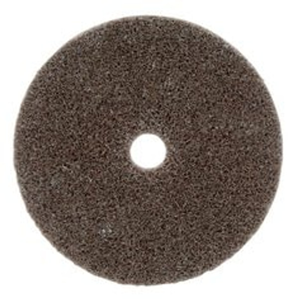 Scotch-Brite™ EXL Unitized Wheel, XL-UW, 6A Fine, 3 in x 1/2 in x 1/4
in, 20 ea/Case