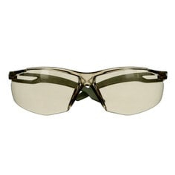 3M™ SecureFit™ 500 Series SF528SGAF-DGR, Olive Green, Scotchgard™ Anti-Fog Coating, Lt Brown AF-AS Lens, 20 ea/Case