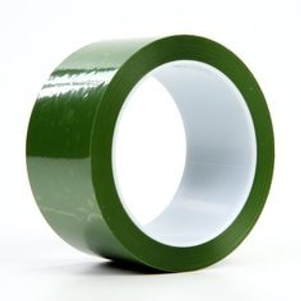 3M™ Polyester Tape 8402, Green, 1.9 mil, 48 in x 72 yd, 1 Roll/Case