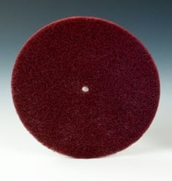Scotch-Brite™ Light Deburring Disc, LD-DC, A/O Very Fine, 4 in x 1/2 in,
150 ea/Case