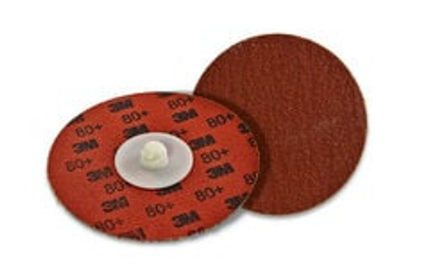 3M™ Cubitron™ II Roloc™ Durable Edge Disc 984F, 80+, YF-weight, TR,
Maroon, 3 in, Die R300V, 50/Carton, 200 ea/Case