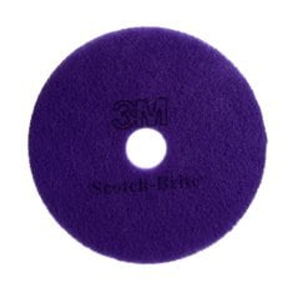 Scotch-Brite™ Purple Diamond Floor Pad Plus, 12 in, 5/Case