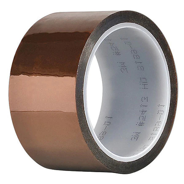 7000148440 3M Polyimide Film Tape 5413 Amber, 2 in x 36 yds x 2.7 mil, 6/Case,Boxed
