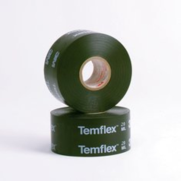 3M™ Temflex™ Vinyl Corrosion Protection Tape 1200, 2 in x 100 ft,
Printed, Black, 12 rolls/Case