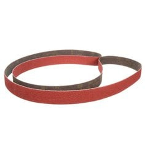 3M™ Cubitron™ II Cloth Belt 984F, 36+ YF-weight, 2 in x 90 in, Film-lok,
Single-flex, 50 ea/Case