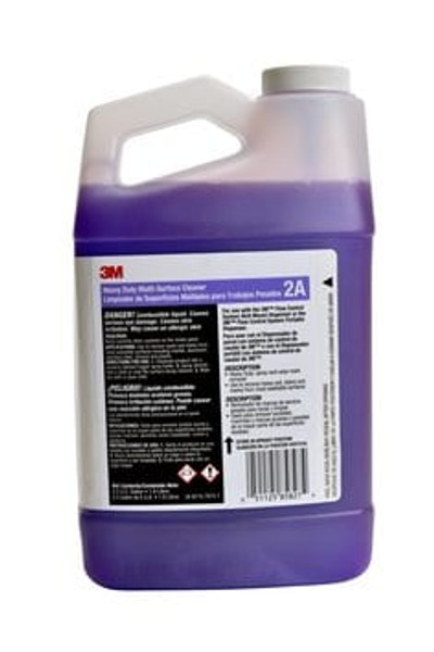 3M™ Heavy Duty Multi-Surface Cleaner Concentrate 2A, 0.5 Gallon, 4/Case