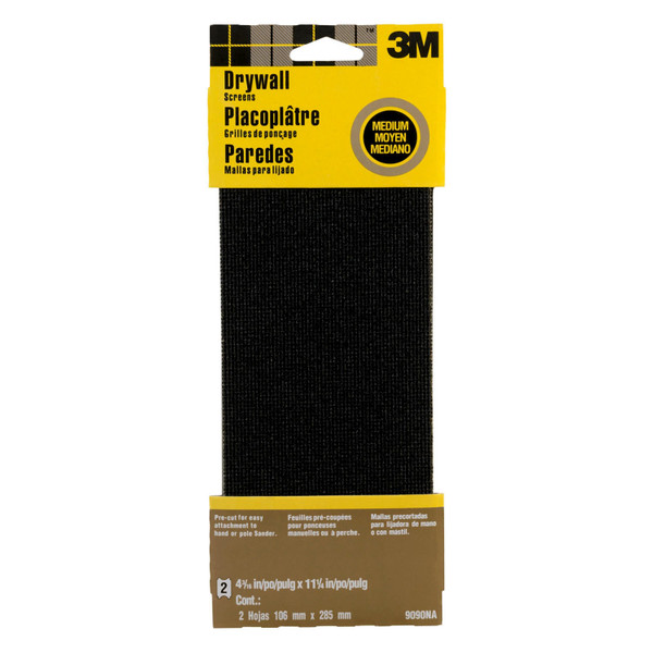 7100097102 3M Sanding Screen Medium 9090NA, 4-3/16 in x 11-1/4 in