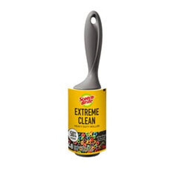 Scotch-Brite™ Extreme Clean Lint Roller 830RS-48, 4.0 in x 22.5 ft (10.1 cm x 6.85 m), 6/1