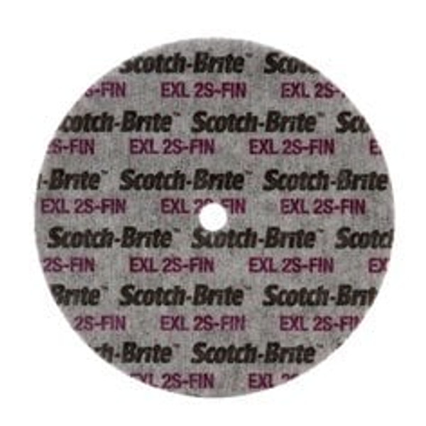 Scotch-Brite™ EXL Unitized Wheel, XL-UW, 2S Fine, 6 in x 1/4 in x 3/4
in, SPR24484A, 8 ea/Case