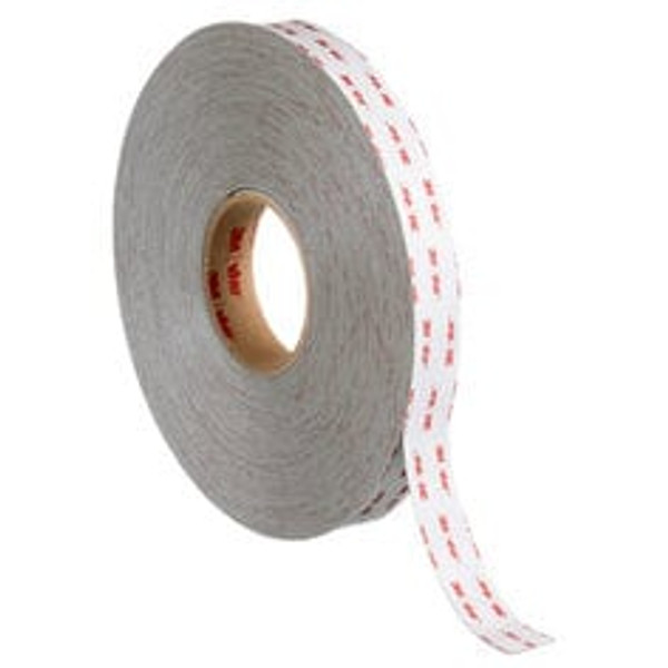 3M™ VHB™ Tape 4926, Gray, 1 in x 72 yd, 15 mil, 9 Roll/Case
