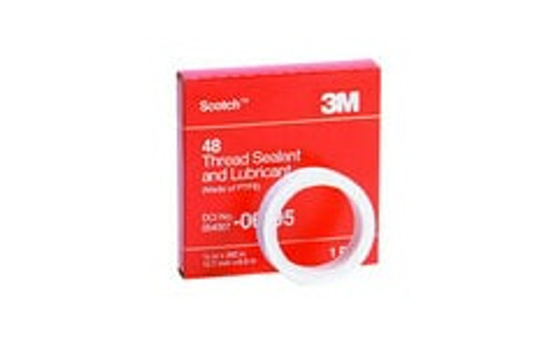 3M™ Pipe Thread Sealant Tape 547, 9.5 mm x 32.9 m, 120 Rolls/Case