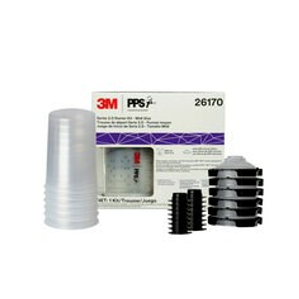 3M™ PPS™ Series 2.0 6-Pack Starter Kit 26170, Midi (13.5 fl oz, 400 mL), 200 Micron Filter, 2 Kits/Case