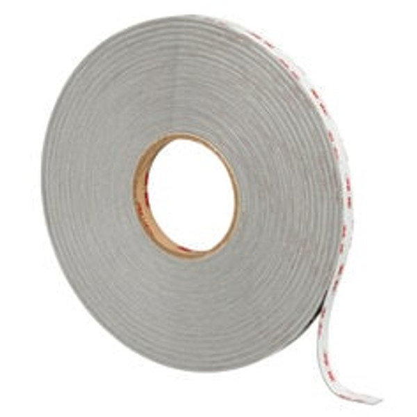 3M™ VHB™ Tape RP+160GP, Gray, 1/2 in x 36 yd, 62 mil, Paper Liner, 18 Rolls/Case