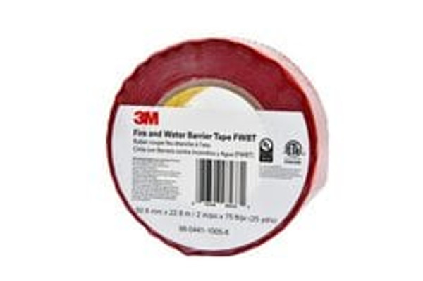 3M™ Fire and Water Barrier Tape FWBT2, Translucent, 2 in x 75 ft, 24
Each/Case