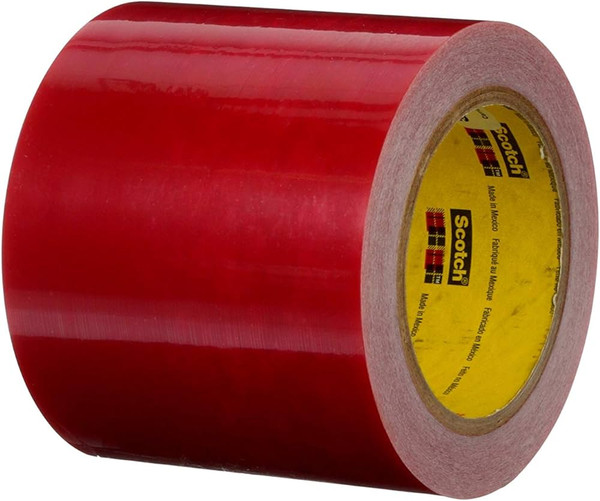 7010045172 3M Polyester Protective Tape 335, Pink, 6 in x 144 yd, 1.6 mil, 2 rolls per case