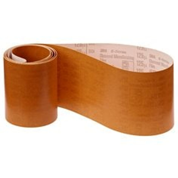 3M™ Diamond Microfinishing Film Belt 675L, 30 Mic 5MIL, Green, 2-1/2 in
x 18-15/16 in