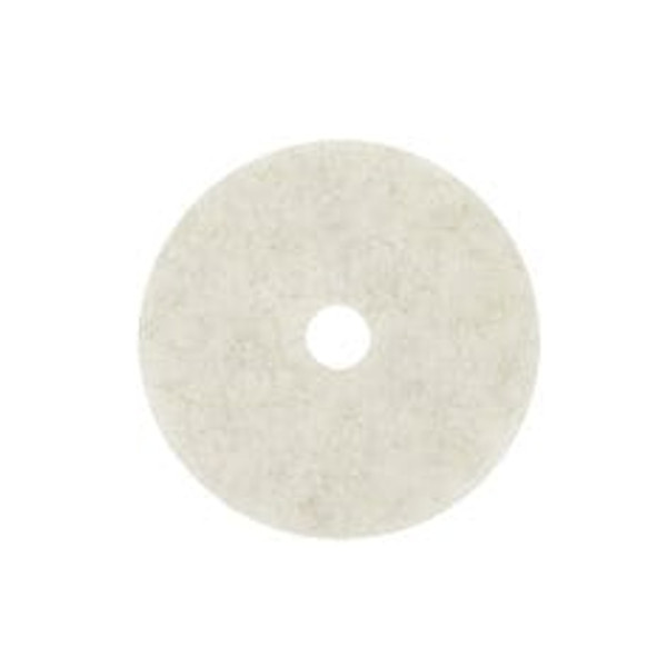 3M™ Natural Blend Floor Pads 3300, White/Natural Fiber, 432 mm x 82 mm,
17 in, 5 ea/Case